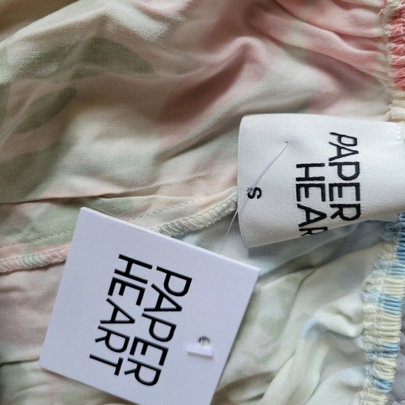 Paper Crane Tropical Maxi Dress Small Spring Summer Vacation Cruise Beach - Picture 6 of 7